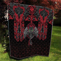 Black Dragon Vikings Quilt - Wonder Print Shop