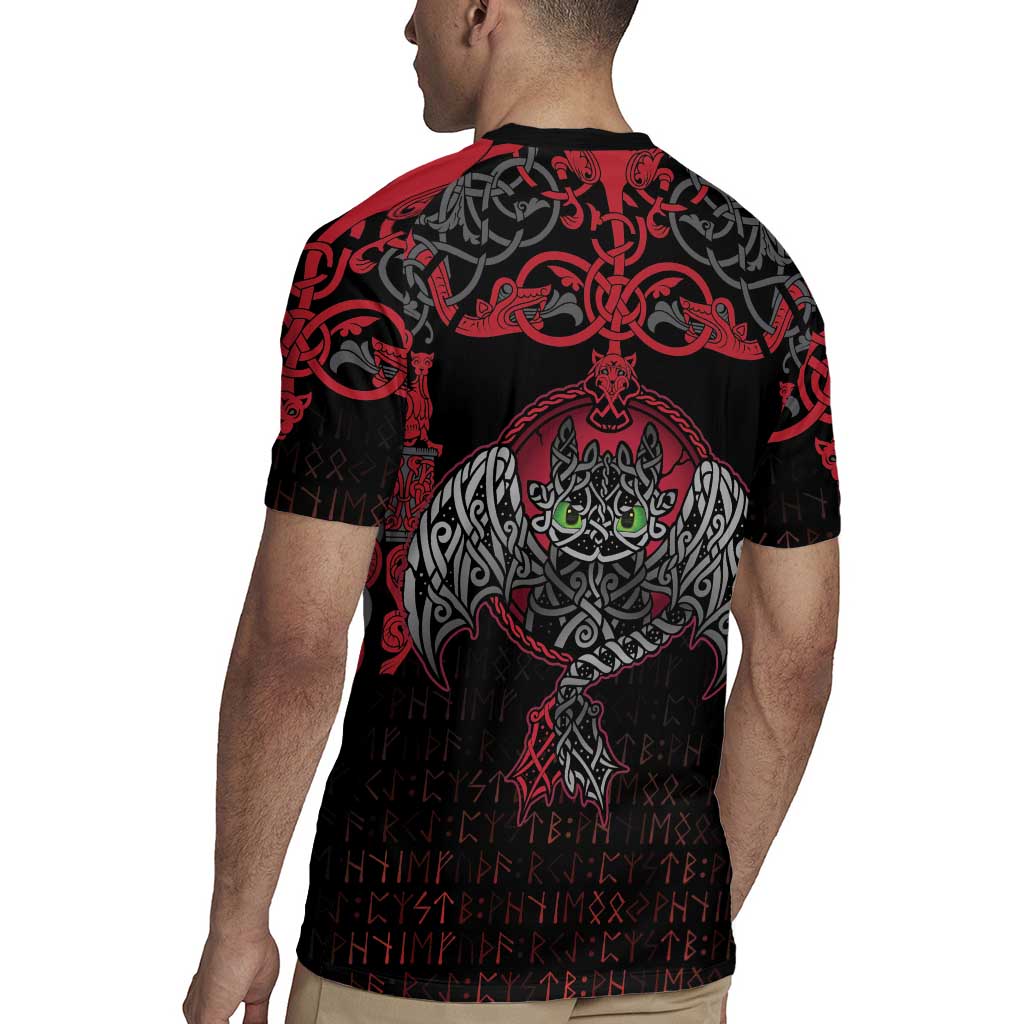 Black Dragon Vikings Rugby Jersey - Wonder Print Shop