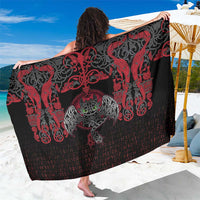 Black Dragon Vikings Sarong - Wonder Print Shop