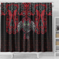 Black Dragon Vikings Shower Curtain - Wonder Print Shop