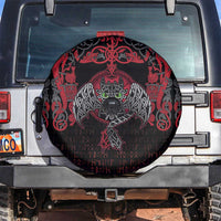 Black Dragon Vikings Spare Tire Cover - Wonder Print Shop
