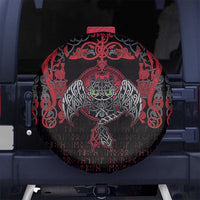 Black Dragon Vikings Spare Tire Cover - Wonder Print Shop