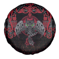Black Dragon Vikings Spare Tire Cover - Wonder Print Shop