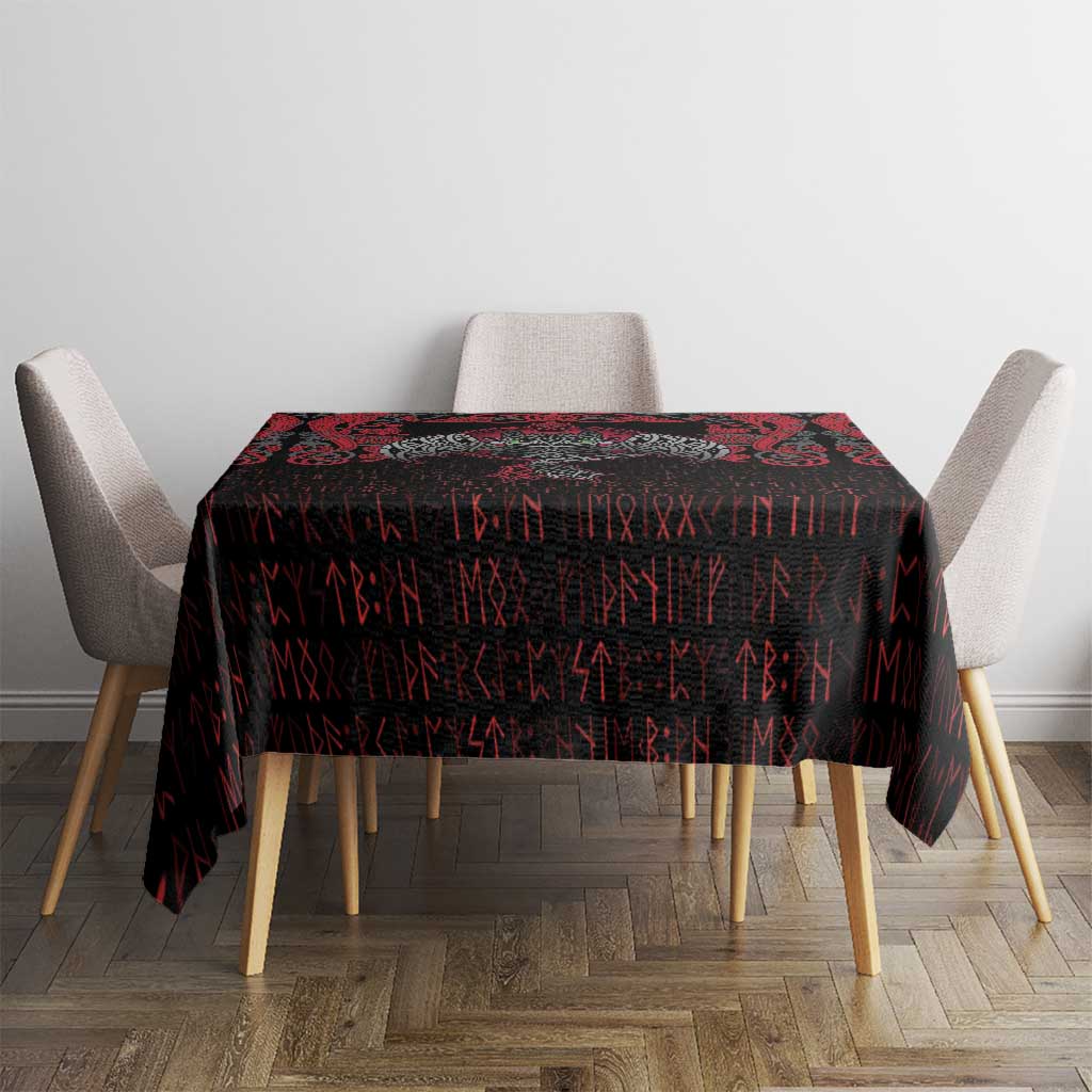 Black Dragon Vikings Tablecloth - Wonder Print Shop