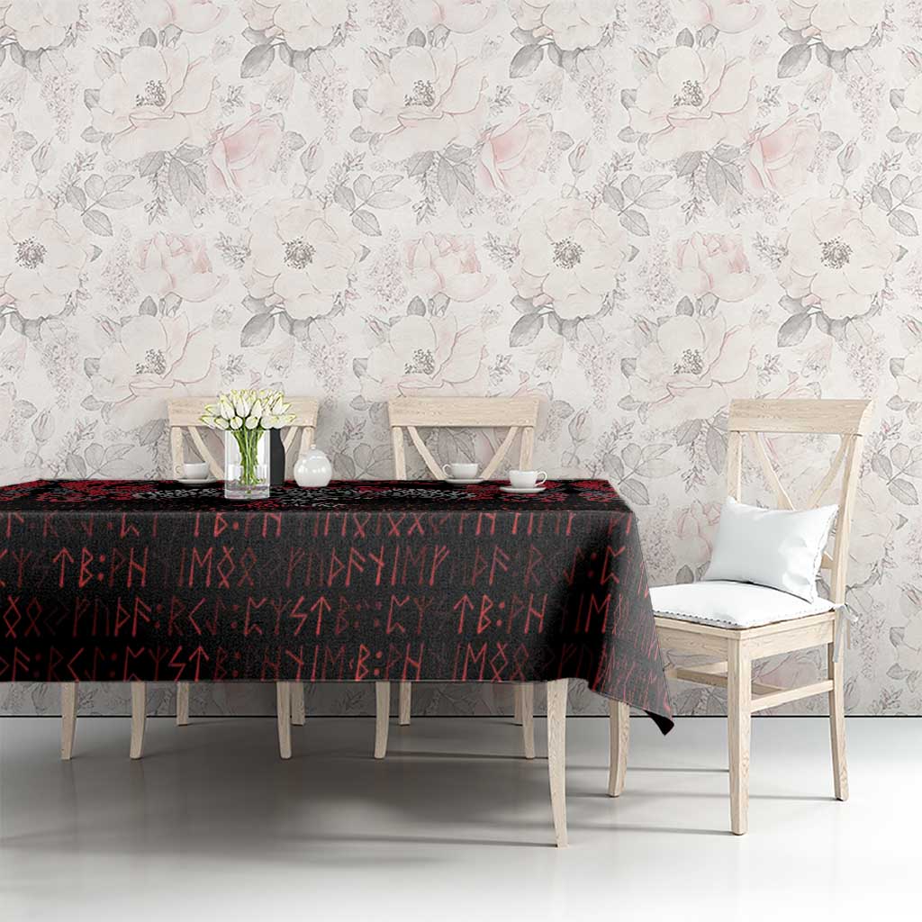Black Dragon Vikings Tablecloth - Wonder Print Shop