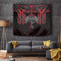 Black Dragon Vikings Tapestry - Wonder Print Shop