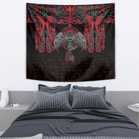 Black Dragon Vikings Tapestry - Wonder Print Shop