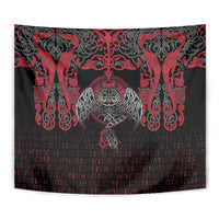 Black Dragon Vikings Tapestry - Wonder Print Shop