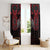 Black Dragon Vikings Window Curtain - Wonder Print Shop