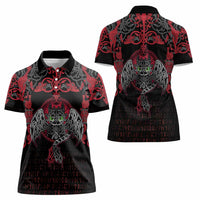 Black Dragon Vikings Women Polo Shirt - Wonder Print Shop