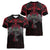 Black Dragon Vikings Women V-Neck T-Shirt - Wonder Print Shop