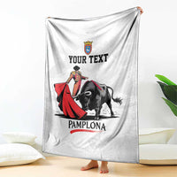 Personalized San Fermin Festival Blanket Pamplona Bull Run - Wonder Print Shop