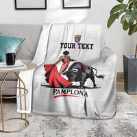 Personalized San Fermin Festival Blanket Pamplona Bull Run - Wonder Print Shop