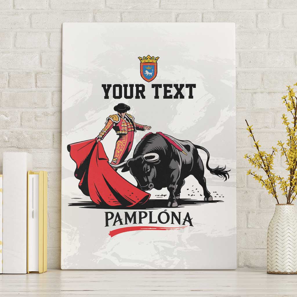 Personalized San Fermin Festival Canvas Wall Art Pamplona Bull Run - Wonder Print Shop