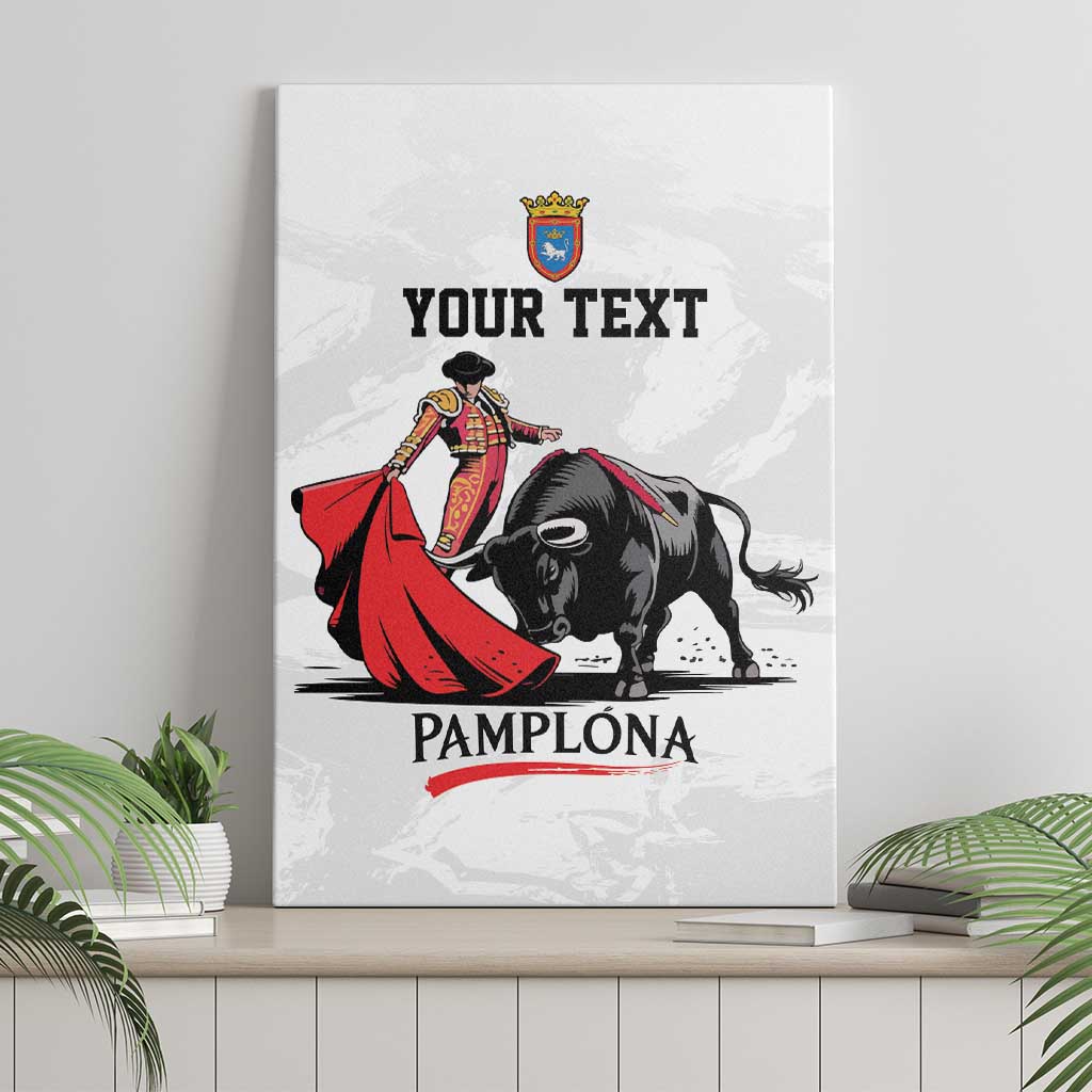 Personalized San Fermin Festival Canvas Wall Art Pamplona Bull Run - Wonder Print Shop