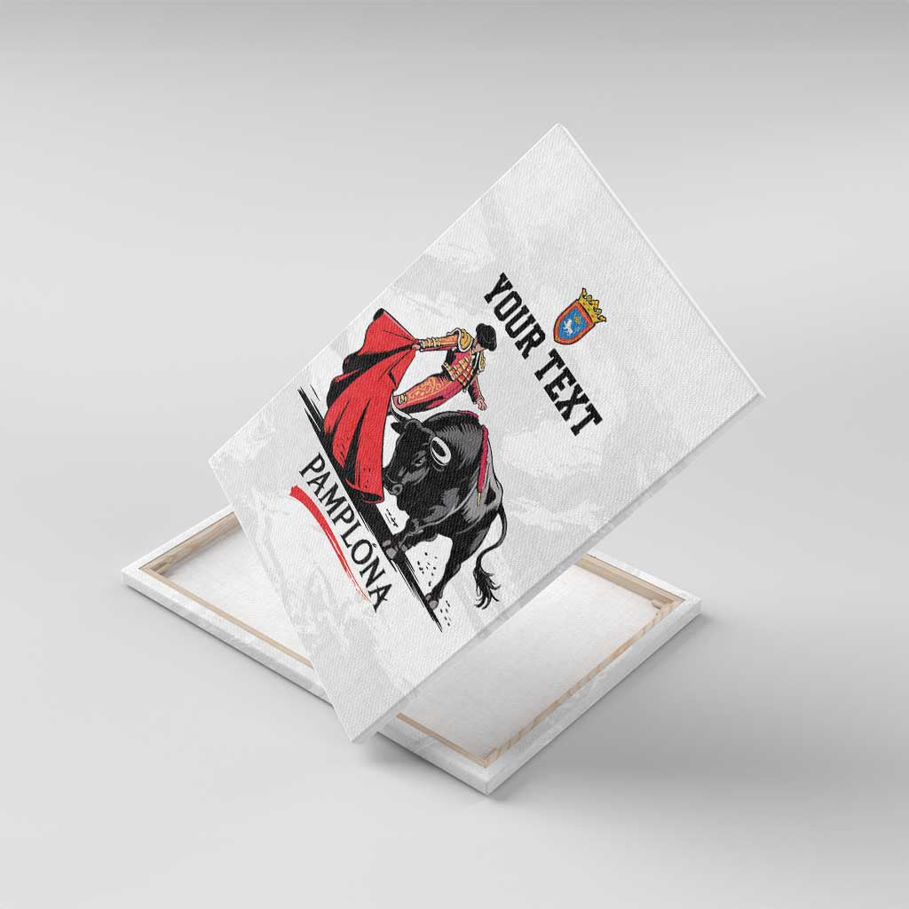 Personalized San Fermin Festival Canvas Wall Art Pamplona Bull Run - Wonder Print Shop