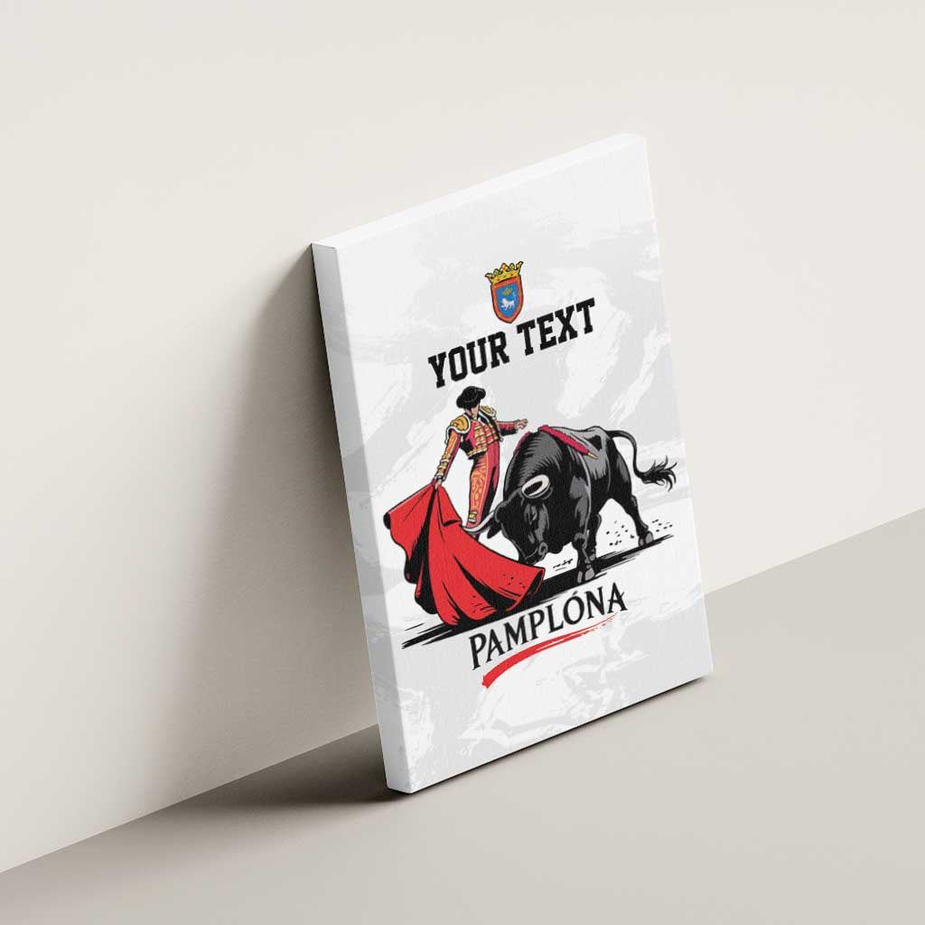 Personalized San Fermin Festival Canvas Wall Art Pamplona Bull Run - Wonder Print Shop