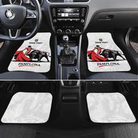 Personalized San Fermin Festival Car Mats Pamplona Bull Run - Wonder Print Shop