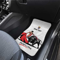 Personalized San Fermin Festival Car Mats Pamplona Bull Run - Wonder Print Shop