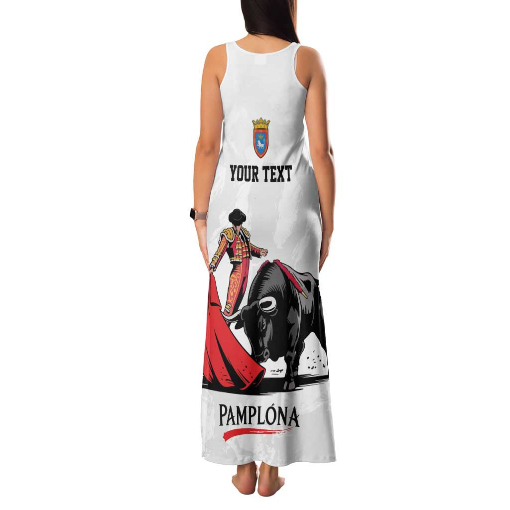 Personalized San Fermin Festival Family Matching Tank Maxi Dress and Hawaiian Shirt Pamplona Bull Run - Wonder Print Shop