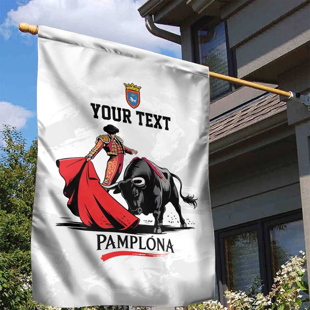 Personalized San Fermin Festival Garden Flag Pamplona Bull Run - Wonder Print Shop