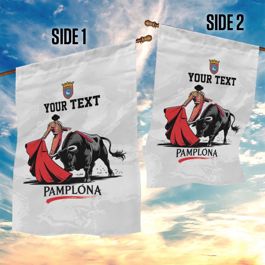 Personalized San Fermin Festival Garden Flag Pamplona Bull Run - Wonder Print Shop