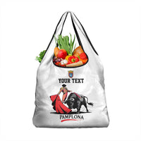 Personalized San Fermin Festival Grocery Bag Pamplona Bull Run - Wonder Print Shop