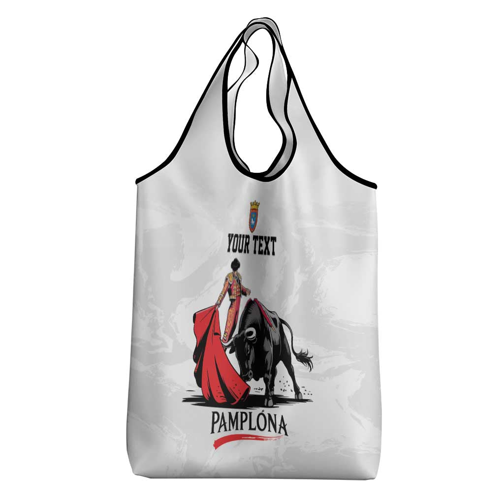 Personalized San Fermin Festival Grocery Bag Pamplona Bull Run - Wonder Print Shop