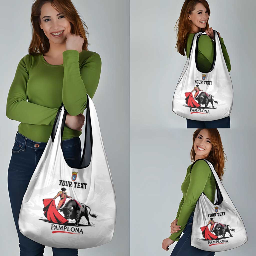 Personalized San Fermin Festival Grocery Bag Pamplona Bull Run - Wonder Print Shop