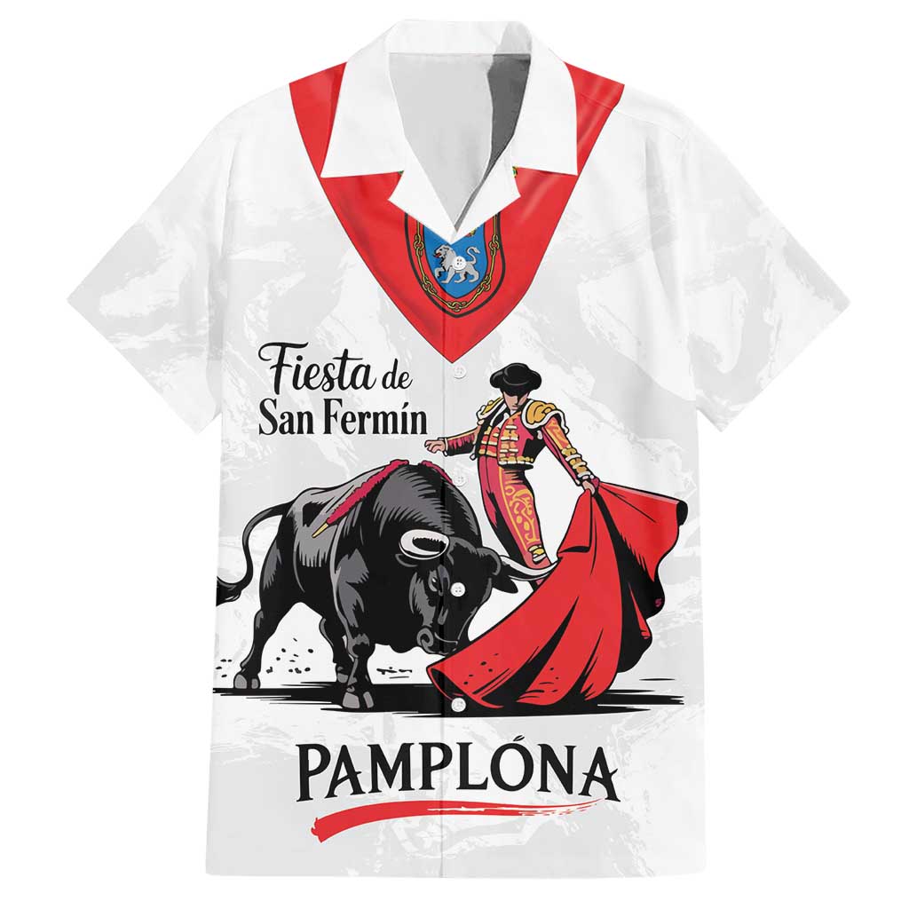 Personalized San Fermin Festival Hawaiian Shirt Pamplona Bull Run - Wonder Print Shop