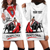 Personalized San Fermin Festival Hoodie Dress Pamplona Bull Run - Wonder Print Shop