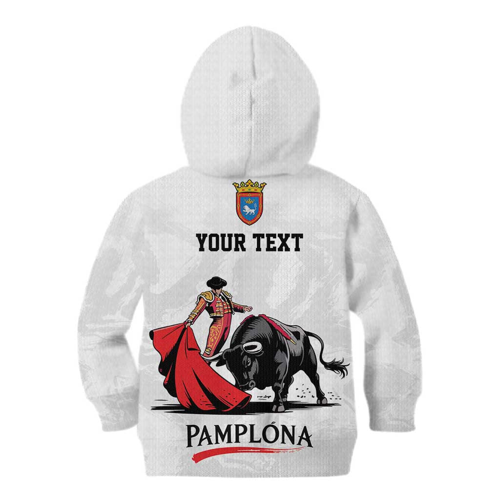 Personalized San Fermin Festival Kid Hoodie Pamplona Bull Run - Wonder Print Shop