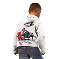 Personalized San Fermin Festival Kid Hoodie Pamplona Bull Run - Wonder Print Shop