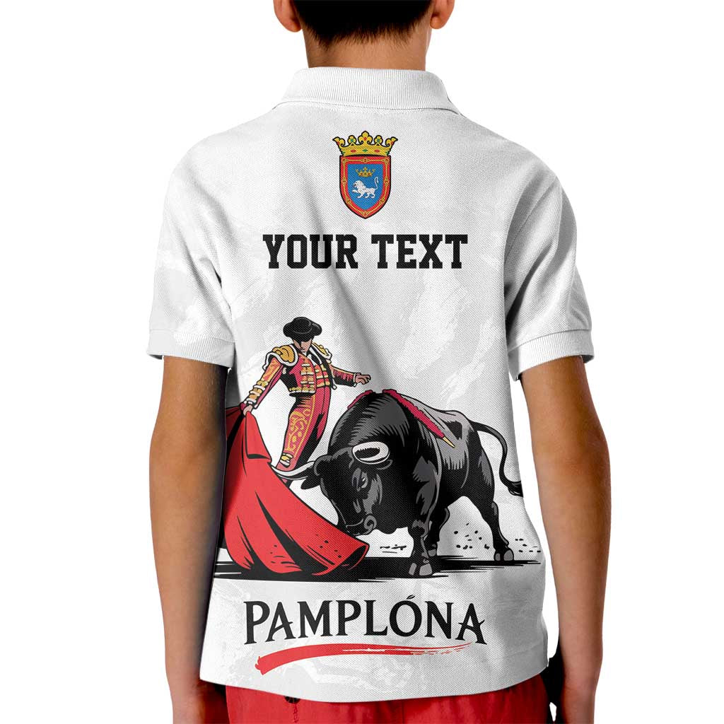 Personalized San Fermin Festival Kid Polo Shirt Pamplona Bull Run - Wonder Print Shop
