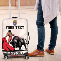 Personalized San Fermin Festival Luggage Cover Pamplona Bull Run - Wonder Print Shop