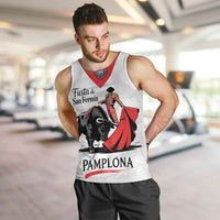 Personalized San Fermin Festival Men Tank Top Pamplona Bull Run - Wonder Print Shop
