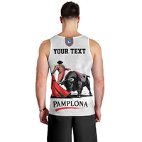 Personalized San Fermin Festival Men Tank Top Pamplona Bull Run - Wonder Print Shop