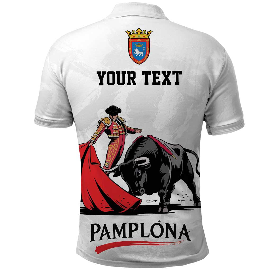 Personalized San Fermin Festival Polo Shirt Pamplona Bull Run - Wonder Print Shop