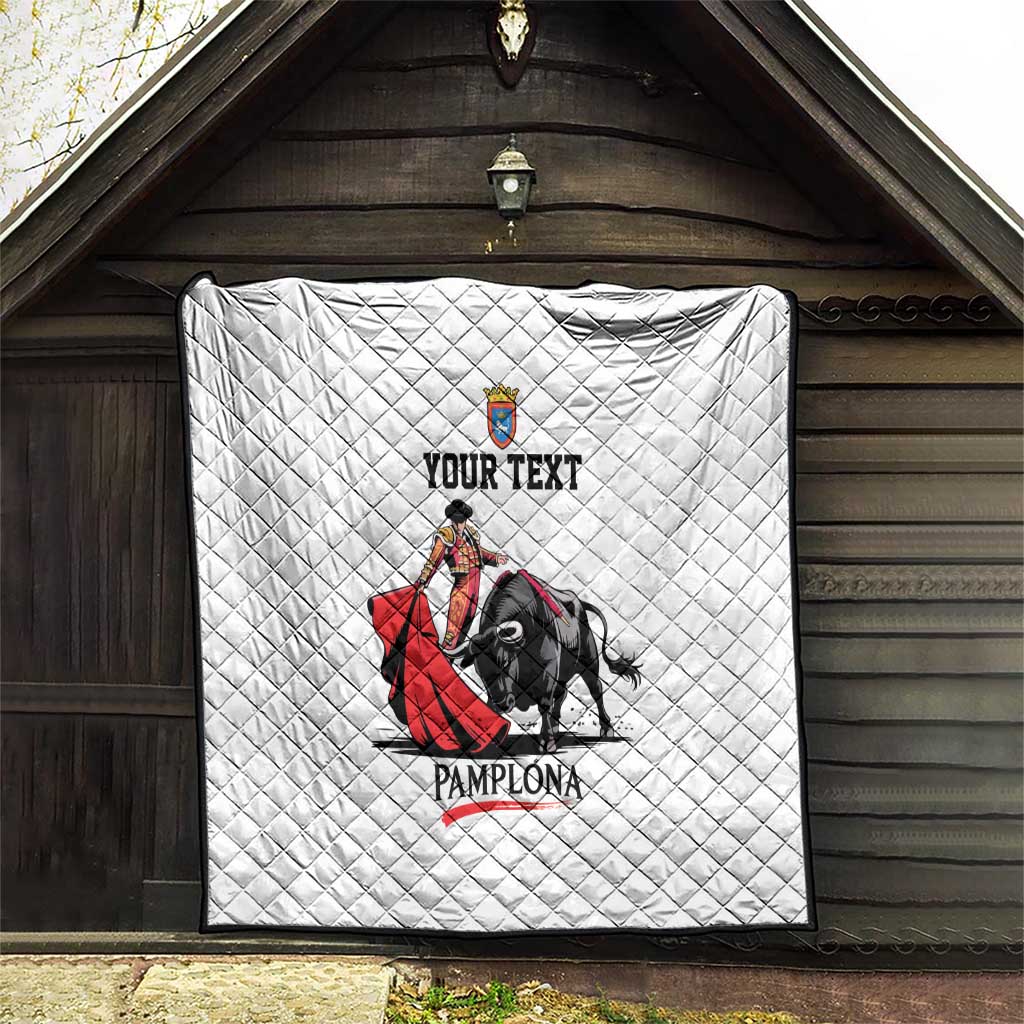 Personalized San Fermin Festival Quilt Pamplona Bull Run - Wonder Print Shop