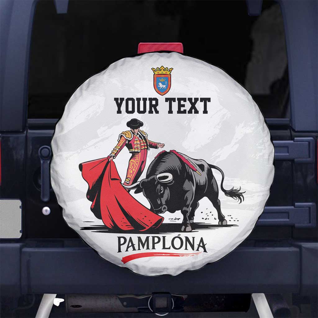 Personalized San Fermin Festival Spare Tire Cover Pamplona Bull Run - Wonder Print Shop