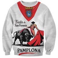 Personalized San Fermin Festival Sweatshirt Pamplona Bull Run - Wonder Print Shop