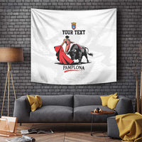 Personalized San Fermin Festival Tapestry Pamplona Bull Run - Wonder Print Shop
