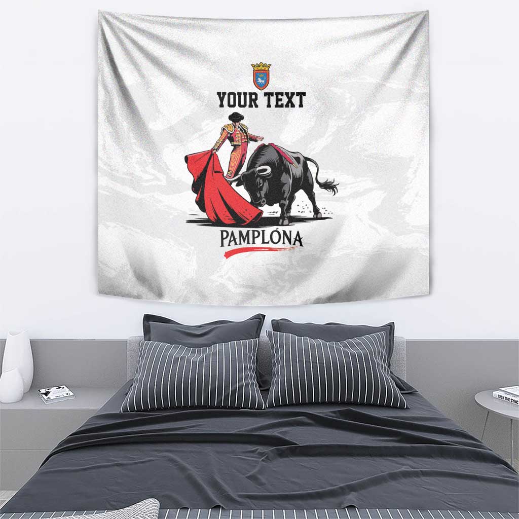 Personalized San Fermin Festival Tapestry Pamplona Bull Run - Wonder Print Shop