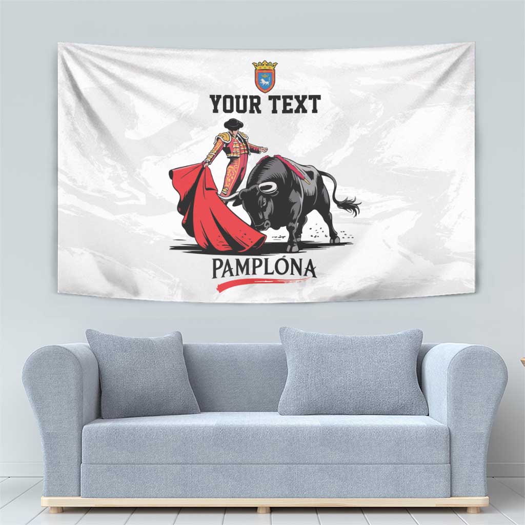 Personalized San Fermin Festival Tapestry Pamplona Bull Run - Wonder Print Shop