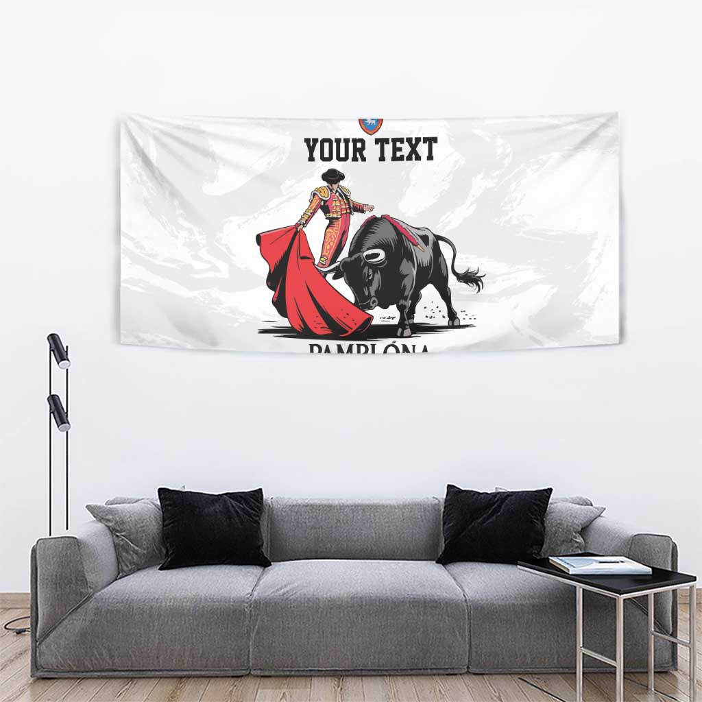 Personalized San Fermin Festival Tapestry Pamplona Bull Run - Wonder Print Shop