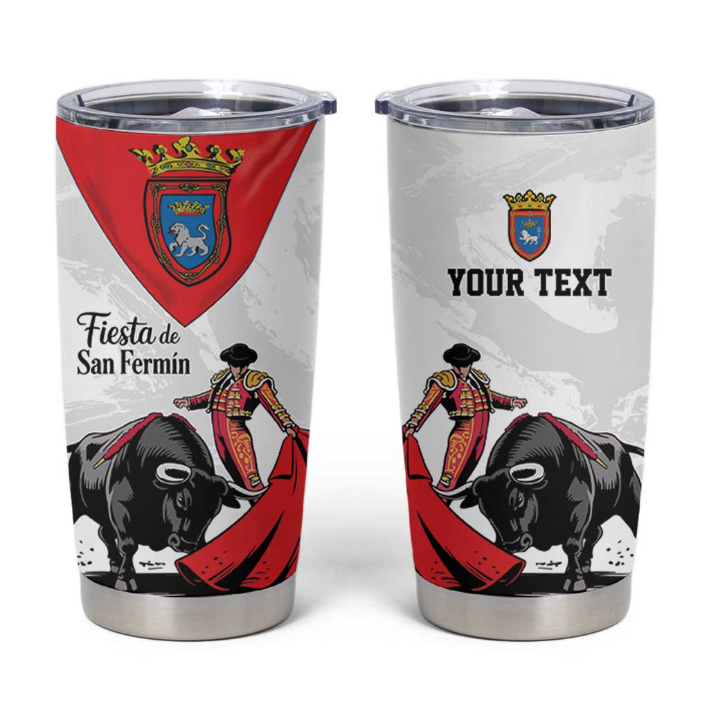 Personalized San Fermin Festival Tumbler Cup Pamplona Bull Run - Wonder Print Shop