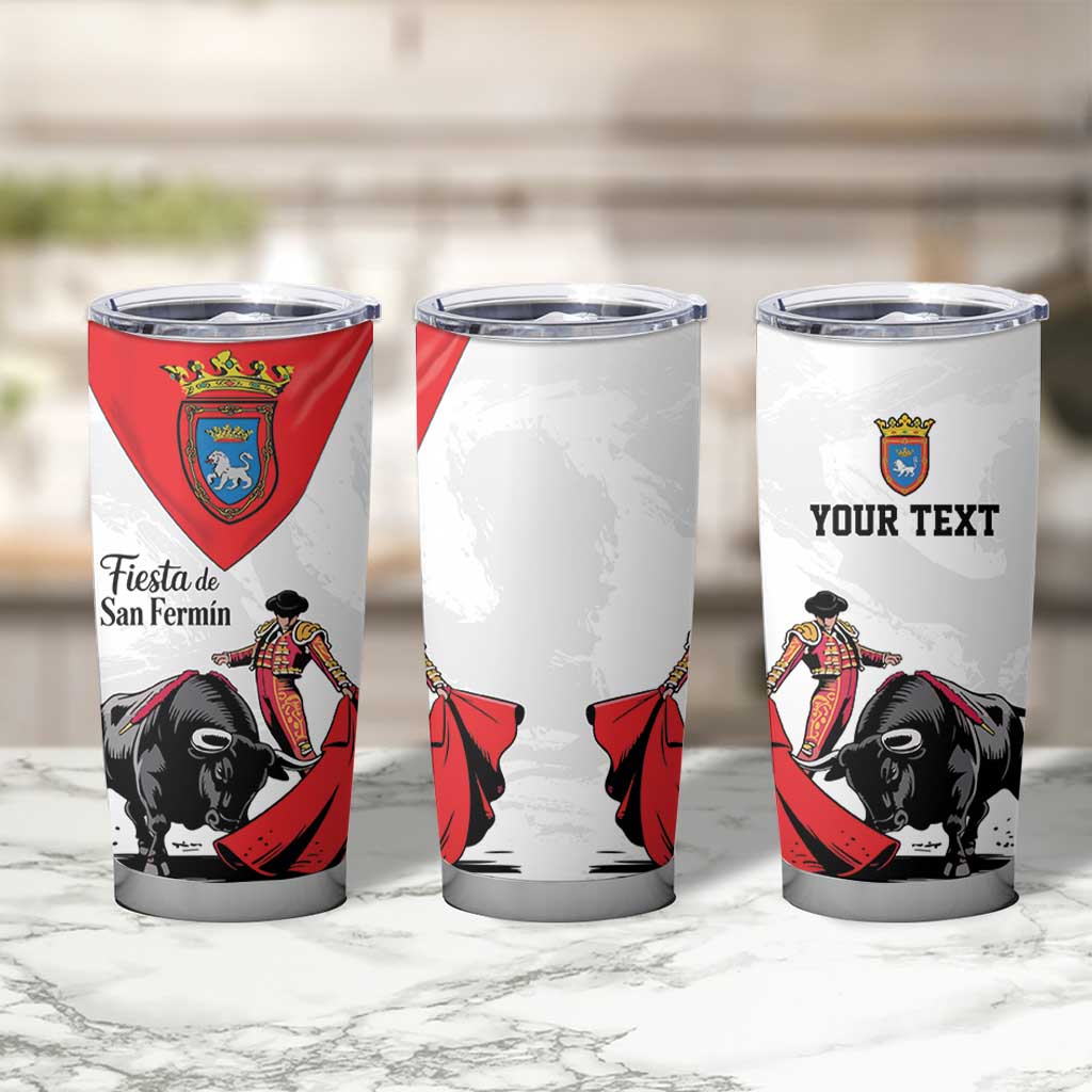 Personalized San Fermin Festival Tumbler Cup Pamplona Bull Run - Wonder Print Shop