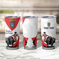 Personalized San Fermin Festival Tumbler Cup Pamplona Bull Run - Wonder Print Shop