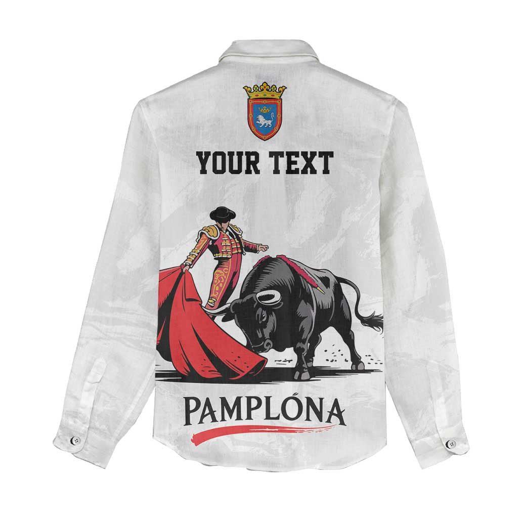 Personalized San Fermin Festival Women Casual Shirt Pamplona Bull Run - Wonder Print Shop