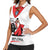 Personalized San Fermin Festival Women Sleeveless Polo Shirt Pamplona Bull Run - Wonder Print Shop